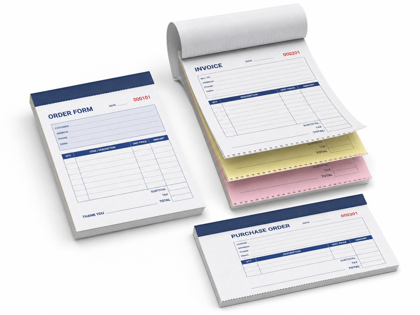 NCR Sets — carbonless copy sets