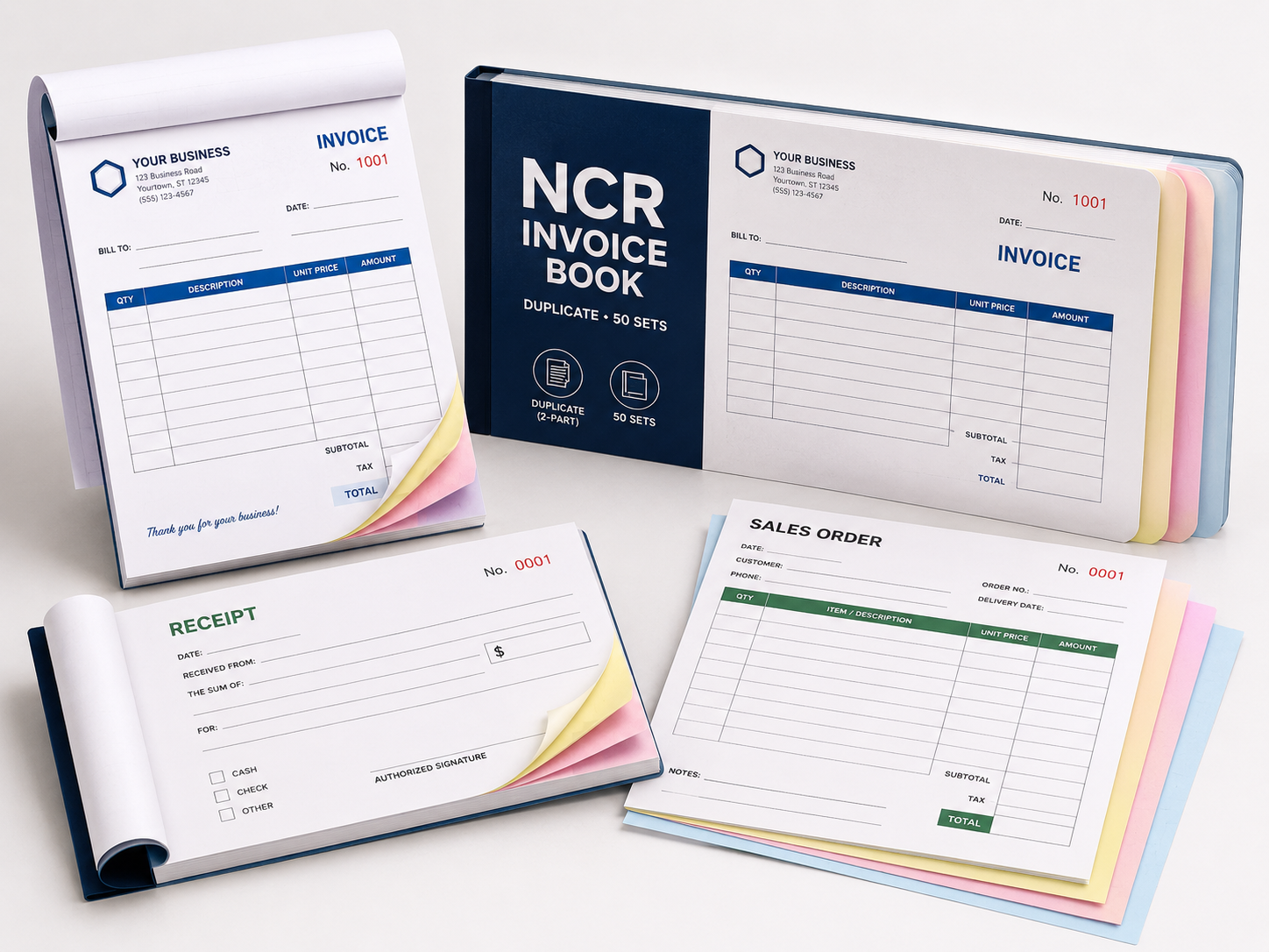 Single NCR Sheets — loose carbonless copy paper